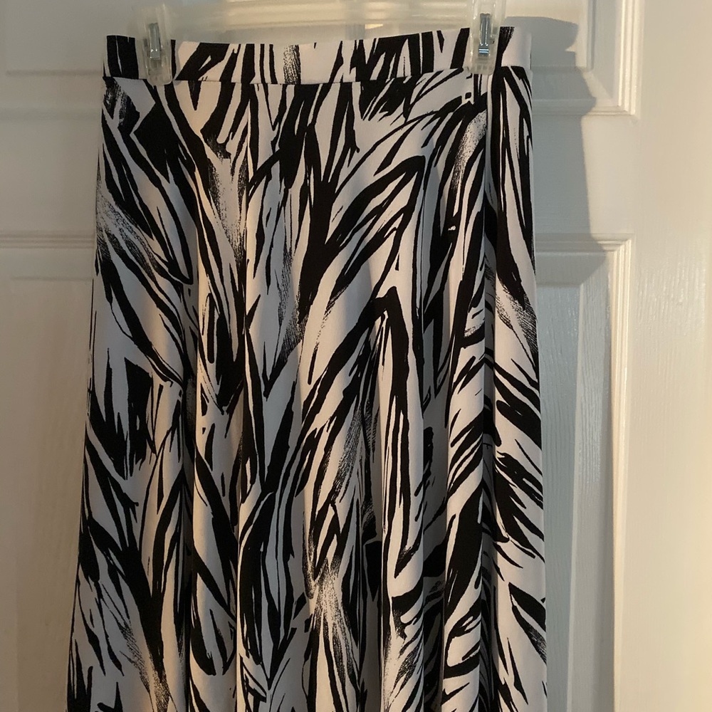 Black and white skirt
